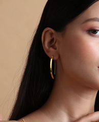 Ara Hoops Made of Fine 925 Silver