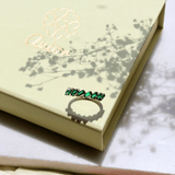Emerald Mini Baguette Band Made of Fine 925 Silver