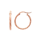 Estella Hoops Made of Fine 925 Silver