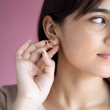 Heart Shaped Hoops Made of Fine 925 Silver