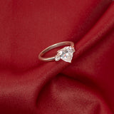Heart Solitaire Ring