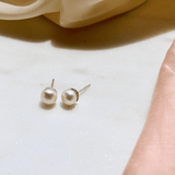 Pearl Stud Made of Fine 925 Silver