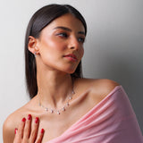 Solitaire Charm Necklace - Made of Fine 925 Silver