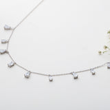 Solitaire Charm Necklace - Made of Fine 925 Silver