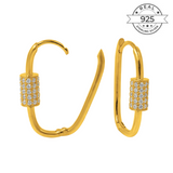 Cygnus Hoops Made of Fine 925 Silver