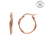 Sirus Hoops Made of Fine 925 Silver