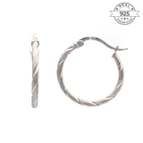 Estella Hoops Made of Fine 925 Silver