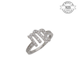 Virgo Zodiac Ring Made of Fine 925 Silver
