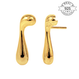 Drip Statement Studs Made of Fine 925 Silver