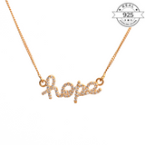 Hope Pendant Made of Fine 925 Silver