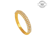 Eternity Band Made of Fine 925 Silver