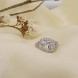 Cancer Zodiac Ring Made of Fine 925 Silver
