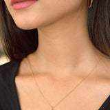 Studded Clover Pendant Made of Fine 925 Silver