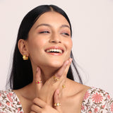 Matte Finish Hoops Made of Fine 925 Silver