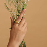 Croissant Band Made of Fine 925 Silver
