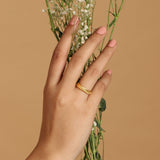 Leaf Ring Made of Fine 925 Silver