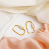 Cygnus Hoops Made of Fine 925 Silver