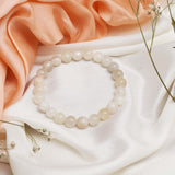 Moonstone Bracelet Made of Fine 925 Silver