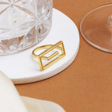 Rectangular Band Made of Fine 925 Silver