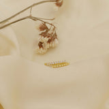 Studded Two Way Ring Made of Fine 925 Silver