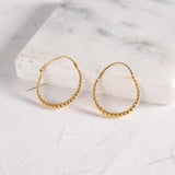 Mini Twisted Hoops Made of Fine 925 Silver