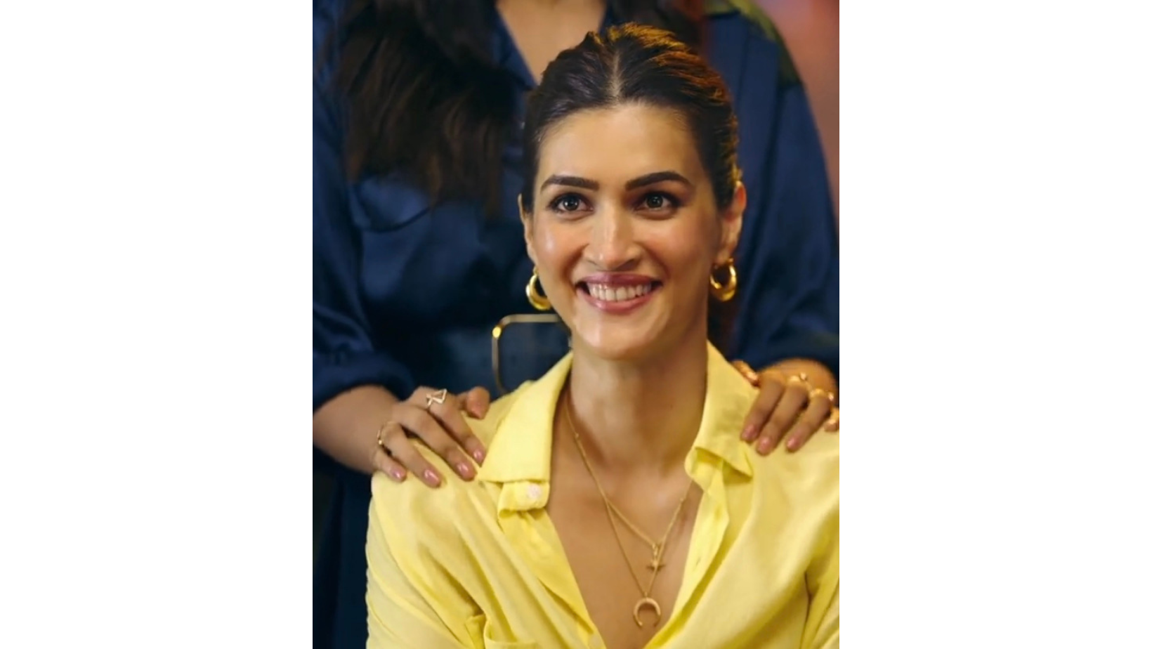 KRITI SANON X LAYERED CRESCENT MOON NECKLACE