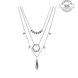 Layered Silver Necklace