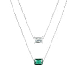 Radiant Solitaire Necklace