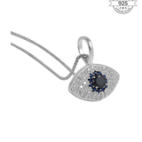 Evil Eye Studded Pendant