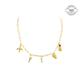 Charm Necklace (Paperclip)