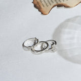 Bling and Baguette Bands Made of Fine 925 Silver