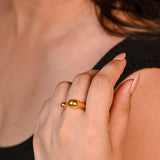 Bold Statement Ring Made from Fine 925 Silver