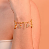 Charm Bracelet (Spaced Link) - Made in Fine 925 Silver