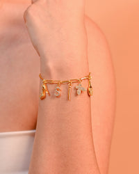 Charm Bracelet (Spaced Link) - Made in Fine 925 Silver