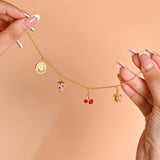 Charms Bracelet (Link) - Made in Fine 925 Silver