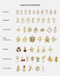 Charms Bracelet (Link Chain) - Made in Fine 925 Silver