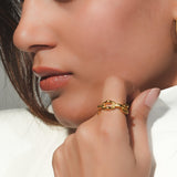 Cuban Chain Ring Made of Fine 925 Silver