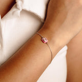 Pink Enamel Bracelet