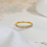 Eternity Band Made of Fine 925 Silver