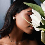 Flower Enamel Studs