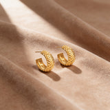 Gold Statement Hoops