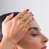 Golden Link Ring