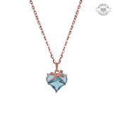 Aqua Heart Pendant