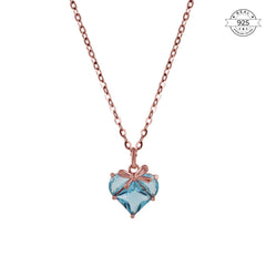 Aqua Heart Pendant