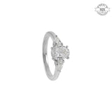 Oval Solitaire Ring