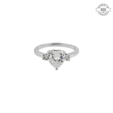Heart Solitaire Ring