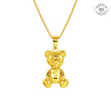 Teddy Luxe Pendant - Made of Fine 925 Silver