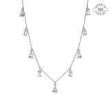 Celestial Droplets Necklace - Made of Fine 925 Silver