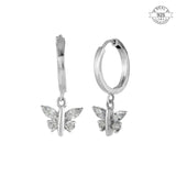 Butterfly Huggies - Made of Fine 925 Silver