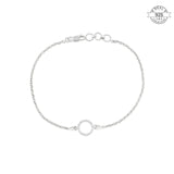 Studded Circular Bracelet - Made of Fine 925 Silver
